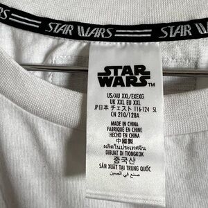 Star Wars White Short Sleeve Tee